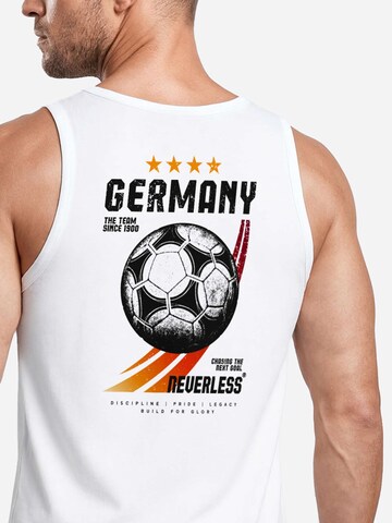 Neverless Shirt 'Retro Fußball' in White
