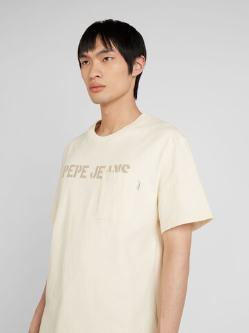 Pepe Jeans T-Shirt 'COSBY' in Beige