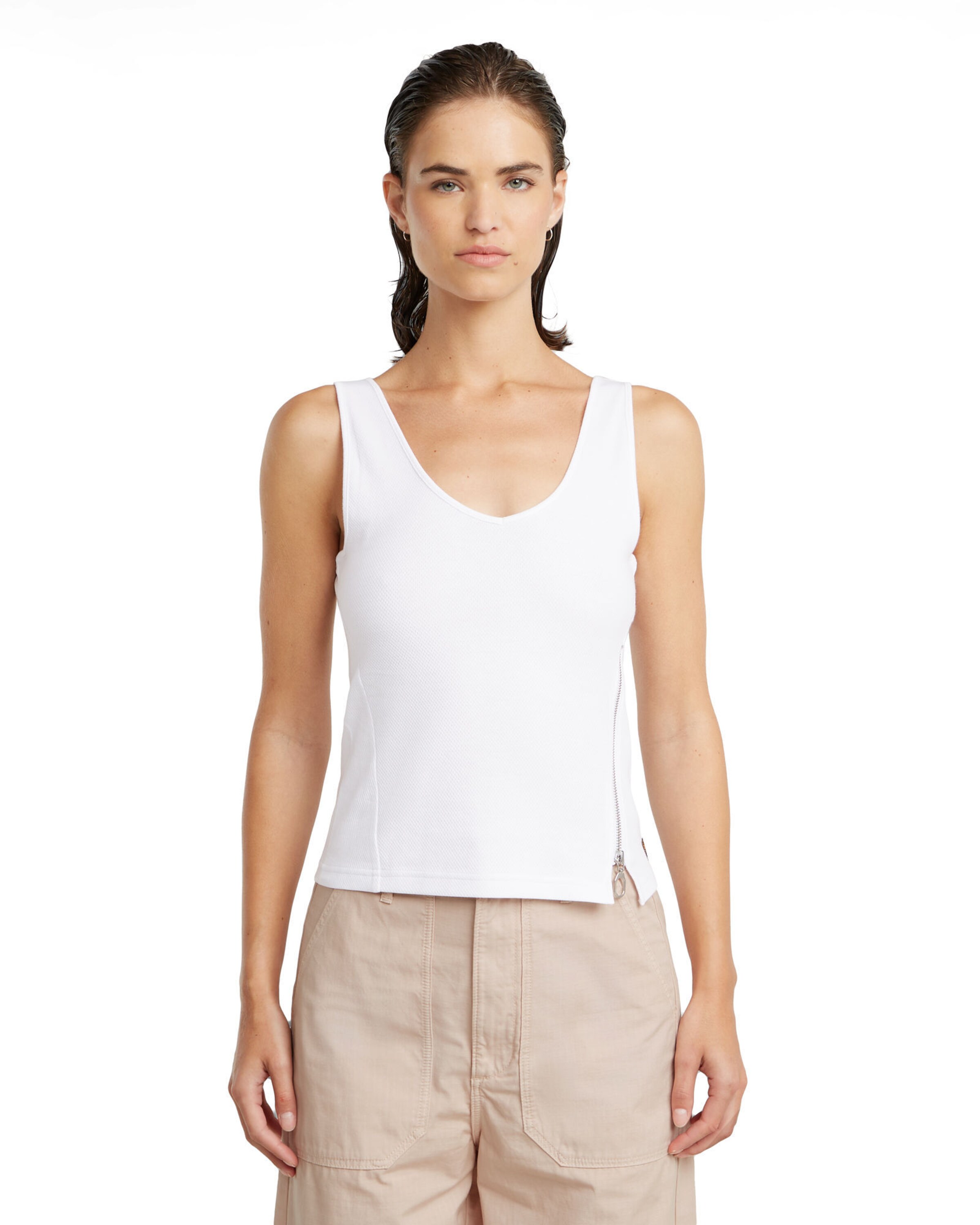 G-STAR Top in Wit: voorkant