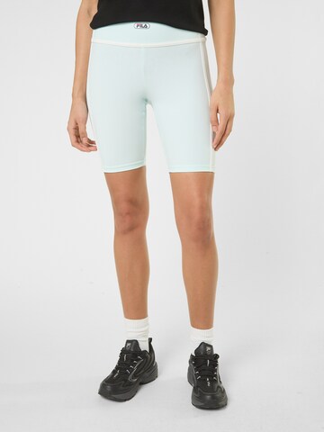 FILA - Slimfit Pantalón 'CONFINI slim contrast tape shorts' en azul: frente