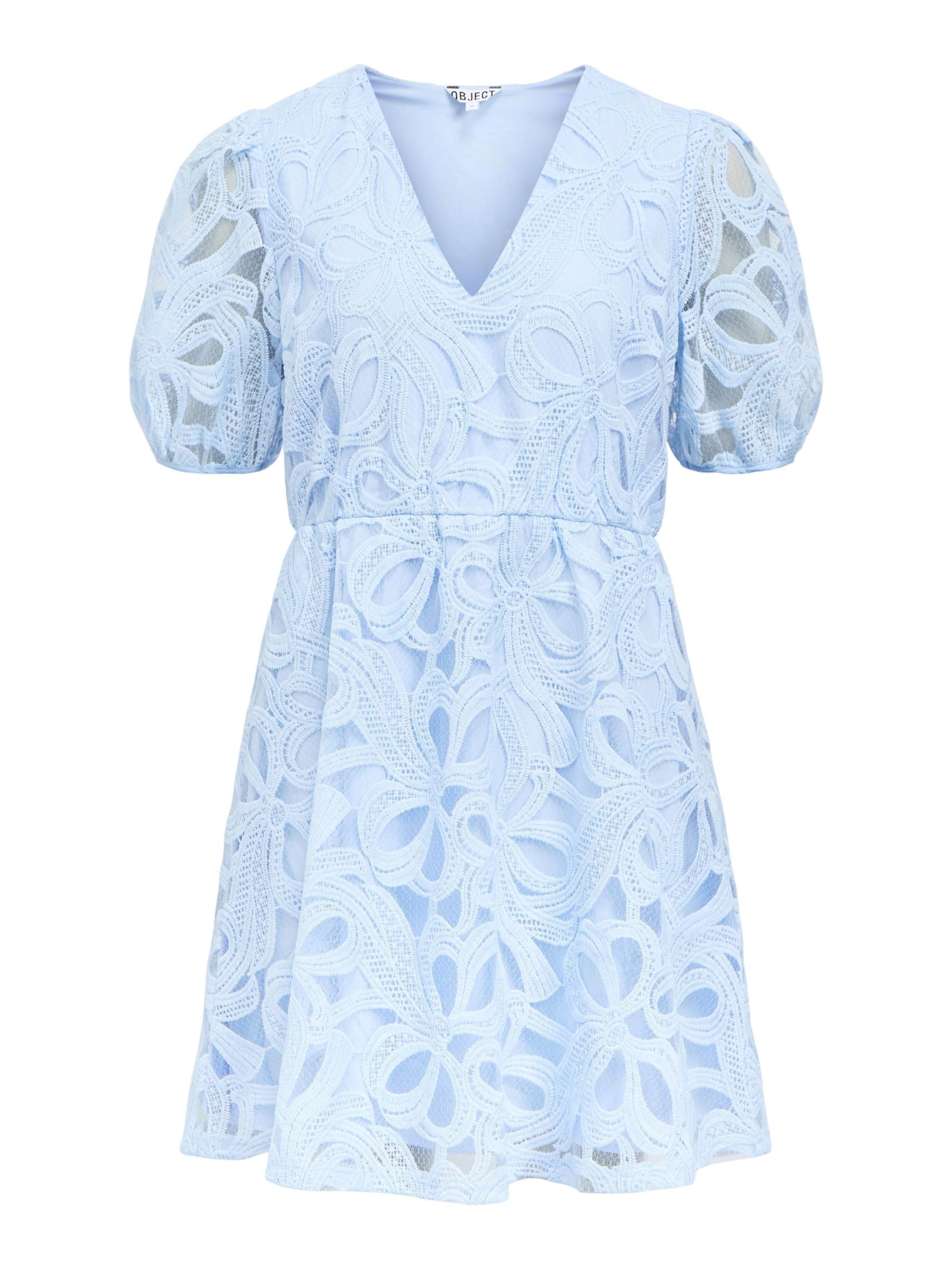 OBJECT Dress 'ROSE' in Blue: front