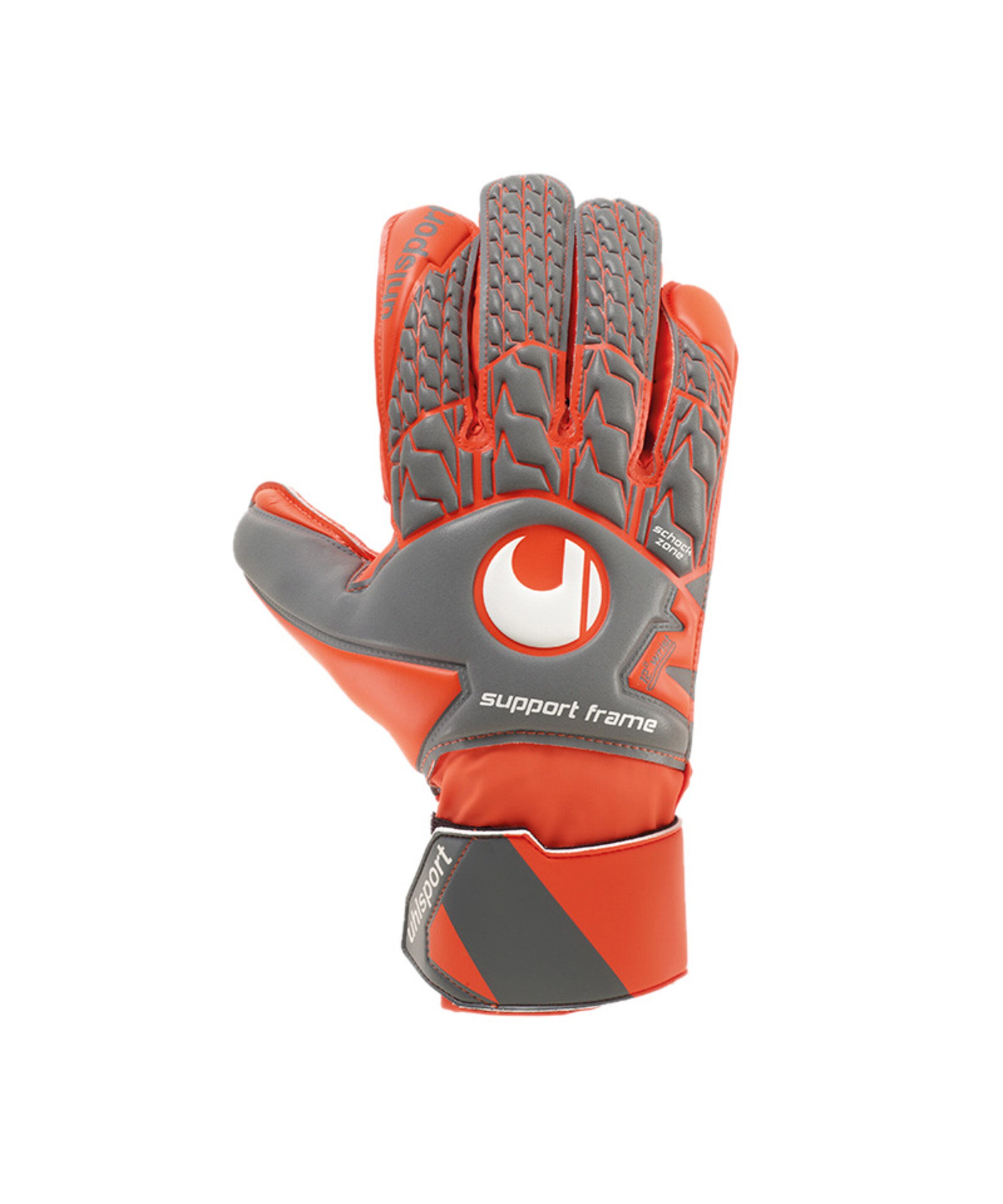 UHLSPORT Torwarthandschuhe 'Tensiongreen Soft SF' in Grau: Vorderseite