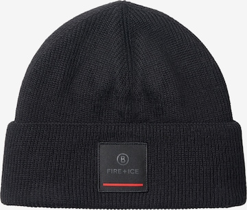 Bogner Fire + Ice Mütze 'Tarek' in Schwarz: Vorderseite