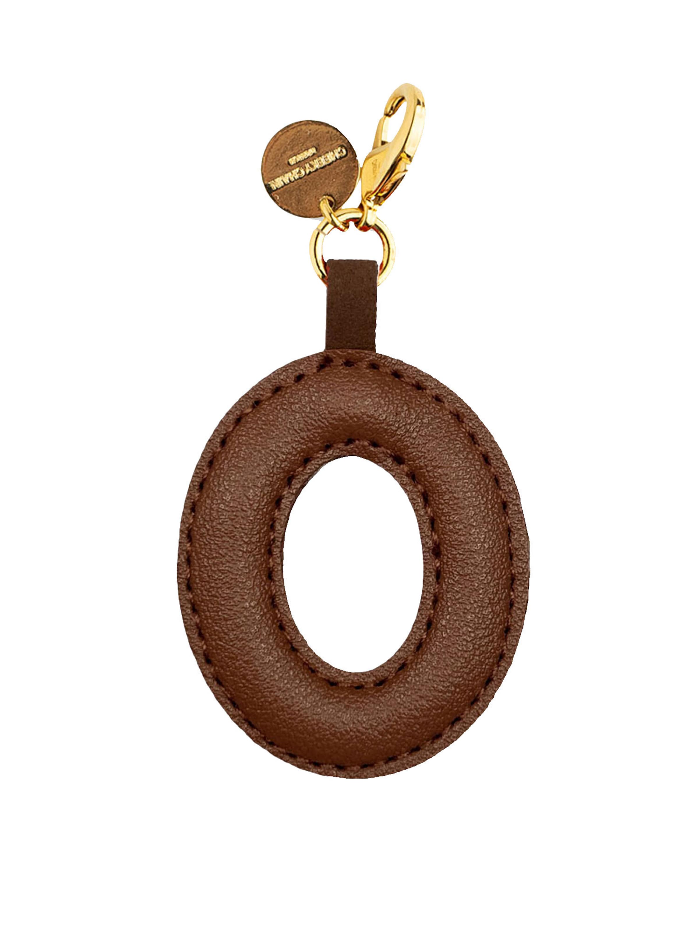 Cheeky Chain Munich Bag accessories 'Letter' in Brown: front