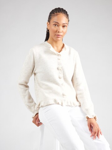 JDY Strickjacke 'JDYLETTY' in Beige: Vorderseite