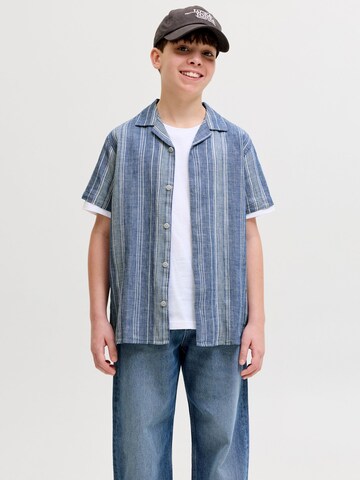 Jack & Jones Junior Regular Fit Skjorte i blå: forside