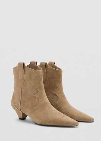 MANGO Stiefelette lu in Beige