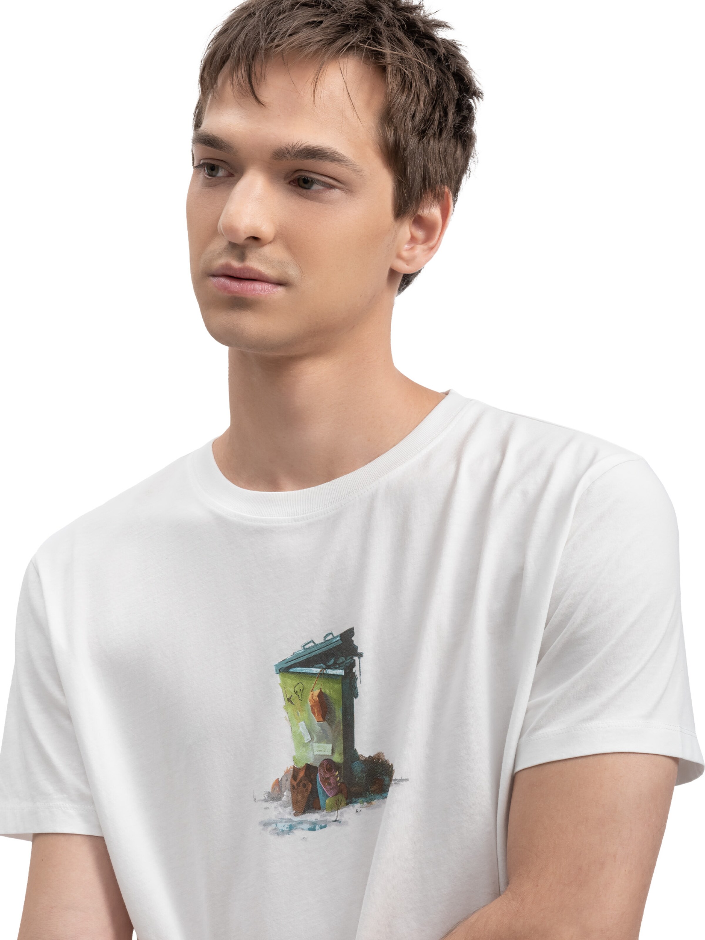 Maglietta 'Arnung' di Kaft in bianco