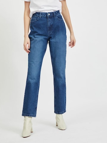 VILA Regular Jeans 'Elisa' in Blauw: voorkant