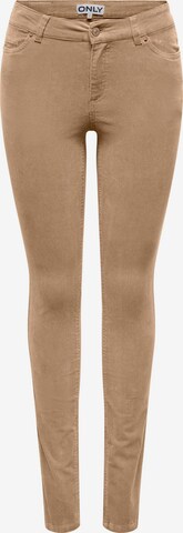 ONLY Skinny Trousers 'Blush-Blair' in Beige: front