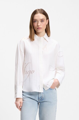 HUGO Blouse in White: front