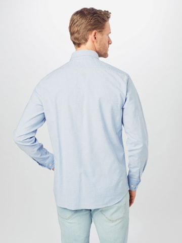 Coupe regular Chemise 'Rick' SELECTED HOMME en bleu