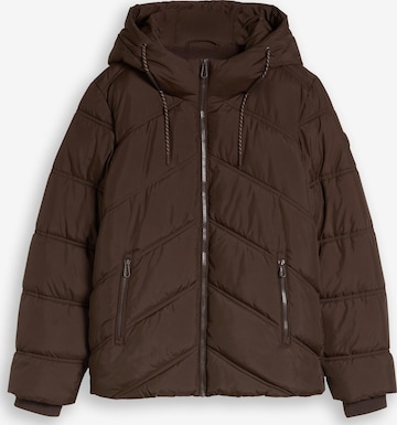 TOM TAILOR Winter jacket in Brown: front