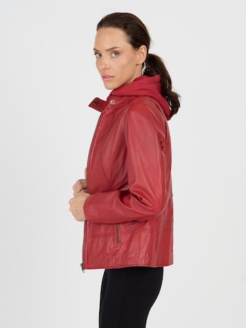 JCC Lederjacke in Rot