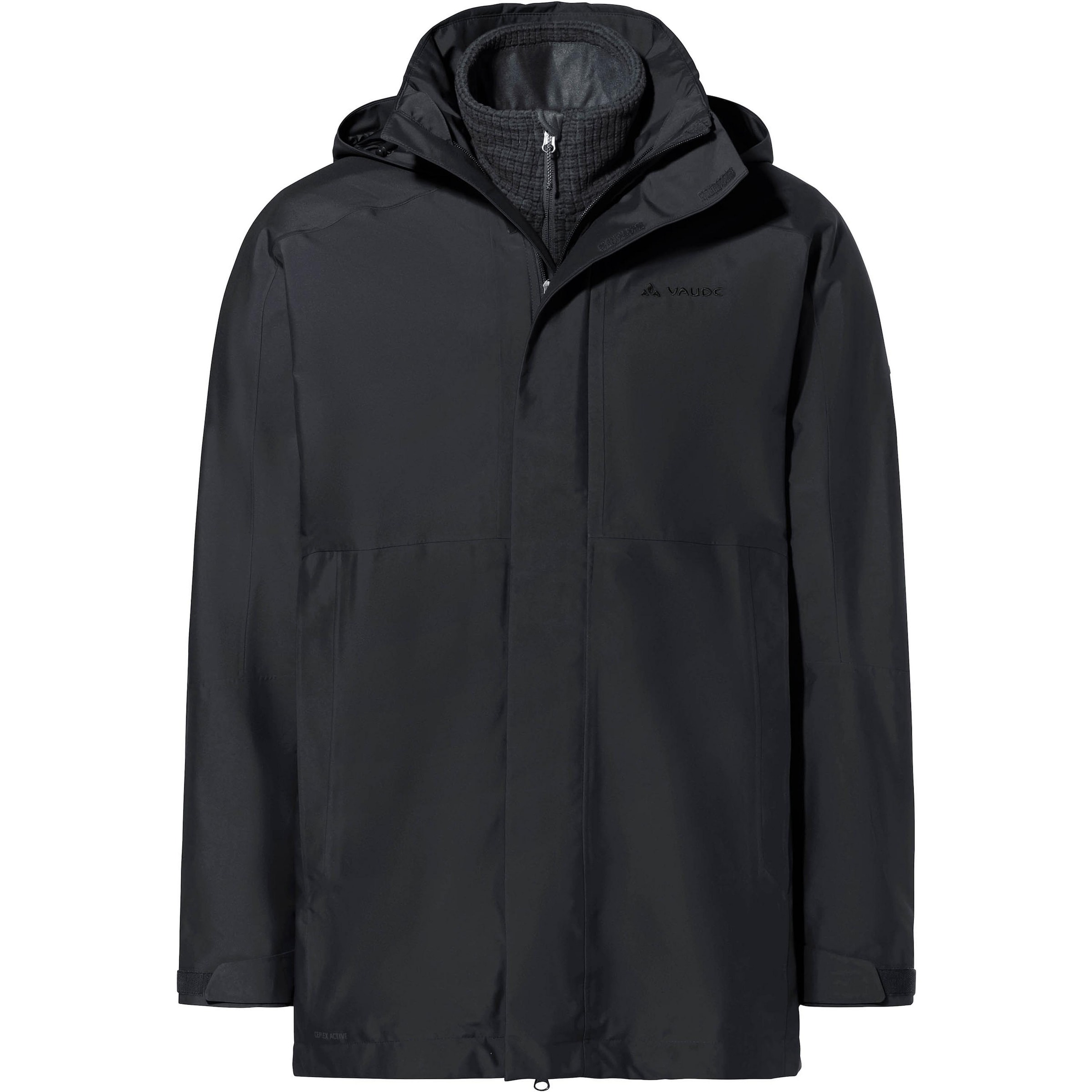VAUDE Outdoorjacke 'Idris IV' in Schwarz: Vorderseite