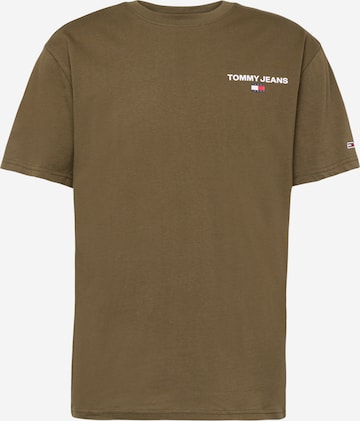 Tommy Jeans T-Shirt in Grün: predná strana