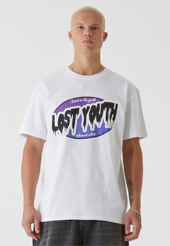 Lost Youth Shirt in Weiß: predná strana