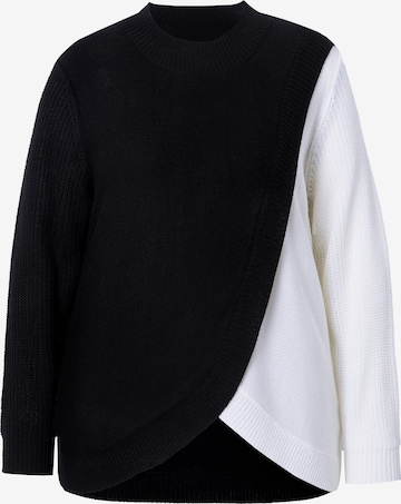MIAMODA Sweater in Black: front