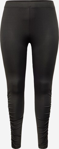 ONLY Carmakoma Skinny Leggings - fekete: elől