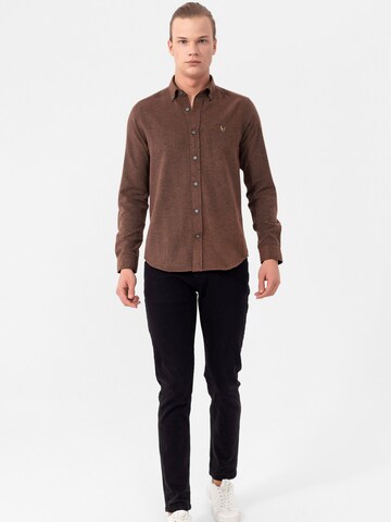 By Diess Collection Regular fit Skjorta i brun