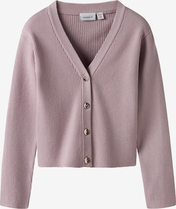 Cardigan NAME IT en violet : devant