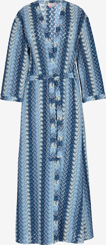 Rochie de la IZIA pe albastru: față