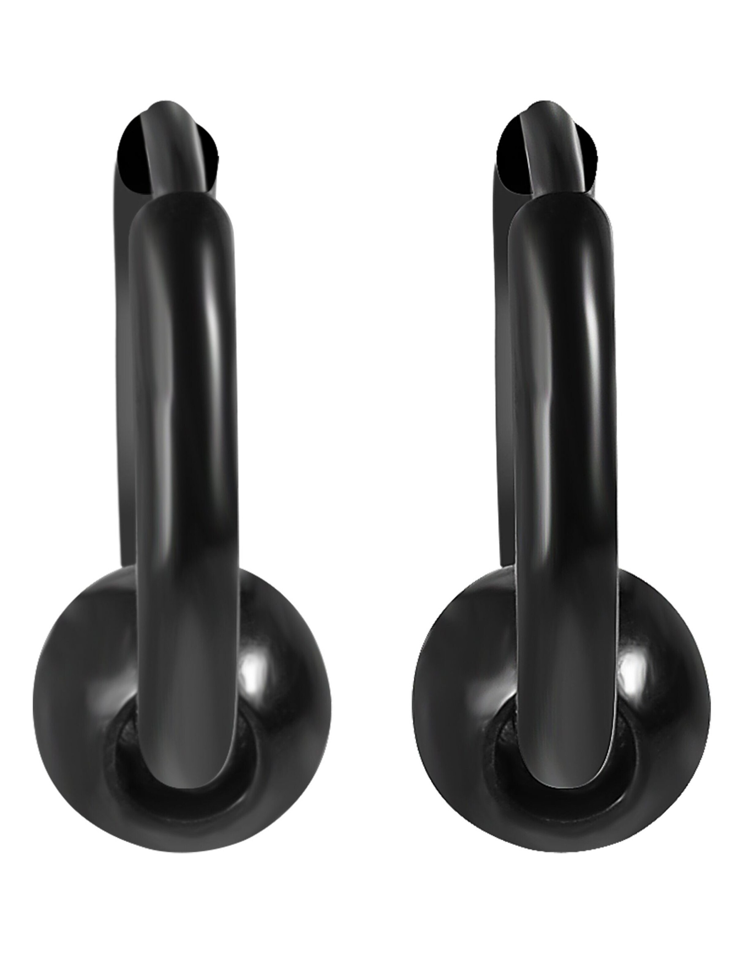 Akzent Earrings 'Anjo, hautverträglich' in Black