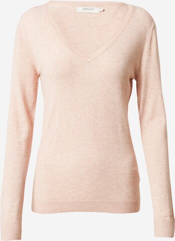 Pull-over 'Leyla' ONLY en rose : devant