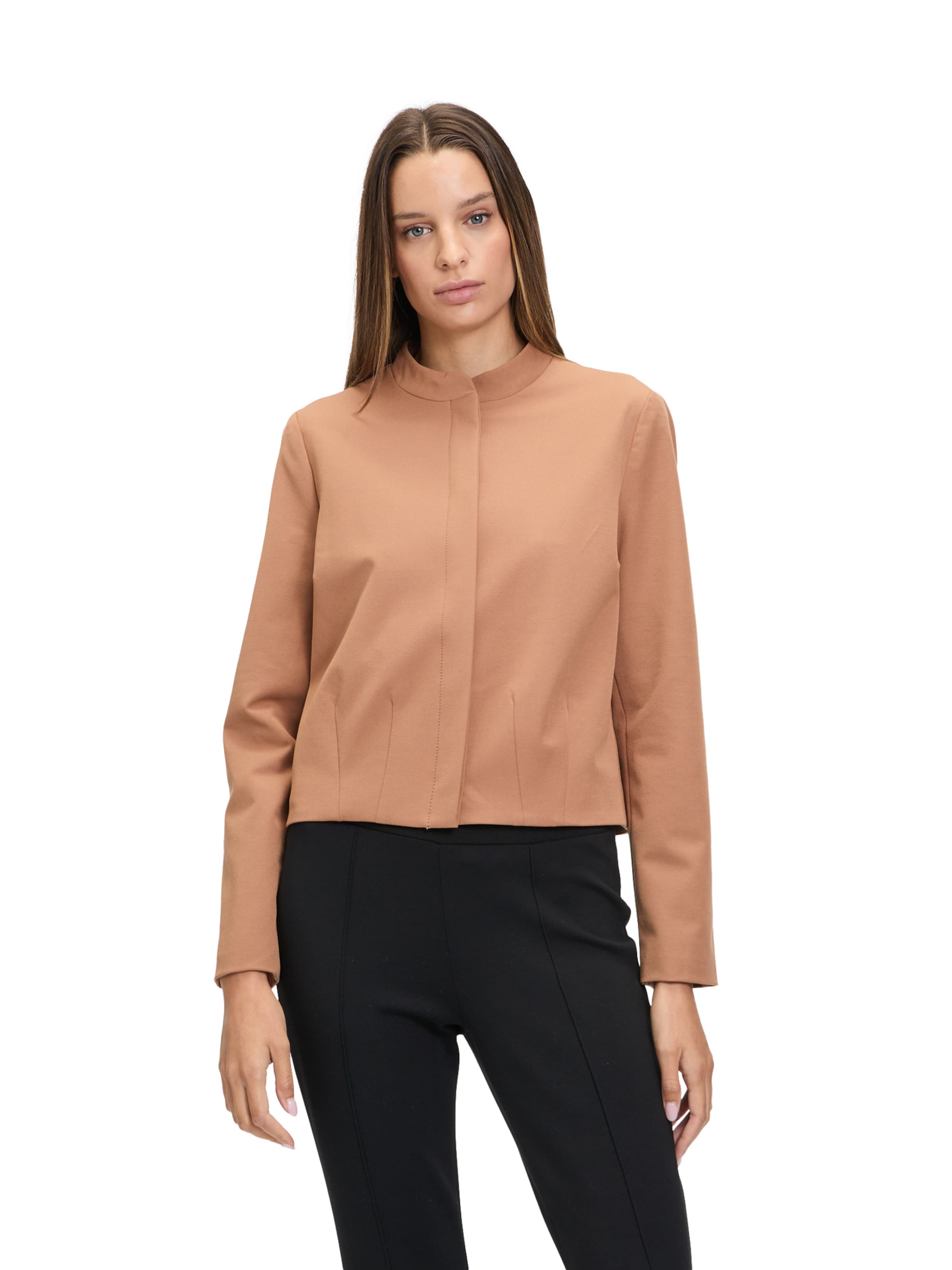 Veste mi-saison Betty Barclay en orange : devant