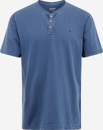 T-Shirt 'AUSTIN' MUSTANG en bleu : devant