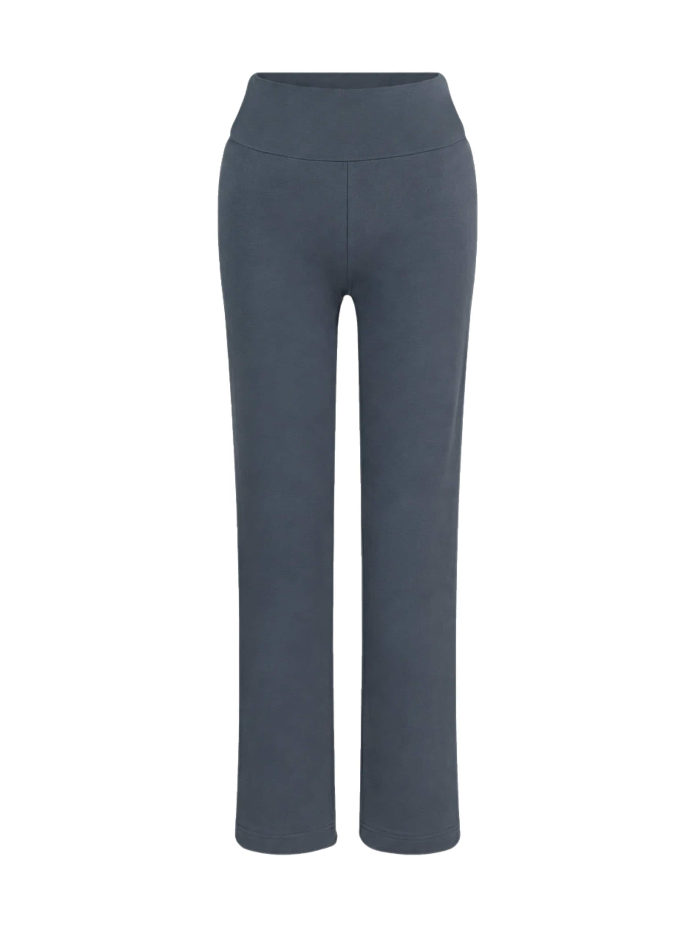 Leela COTTON Wide leg Pants 'Damen Bio-Baumwoll Komforthose' in Blue: front