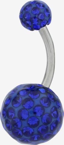 Akzent Piercingschmuck 'langlebig' in Blau: Vorderseite