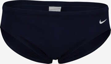 Nike Swim Athletic Swim Trunks in Blue: front