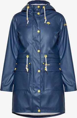 Manteau fonctionnel Schmuddelwedda en bleu : devant