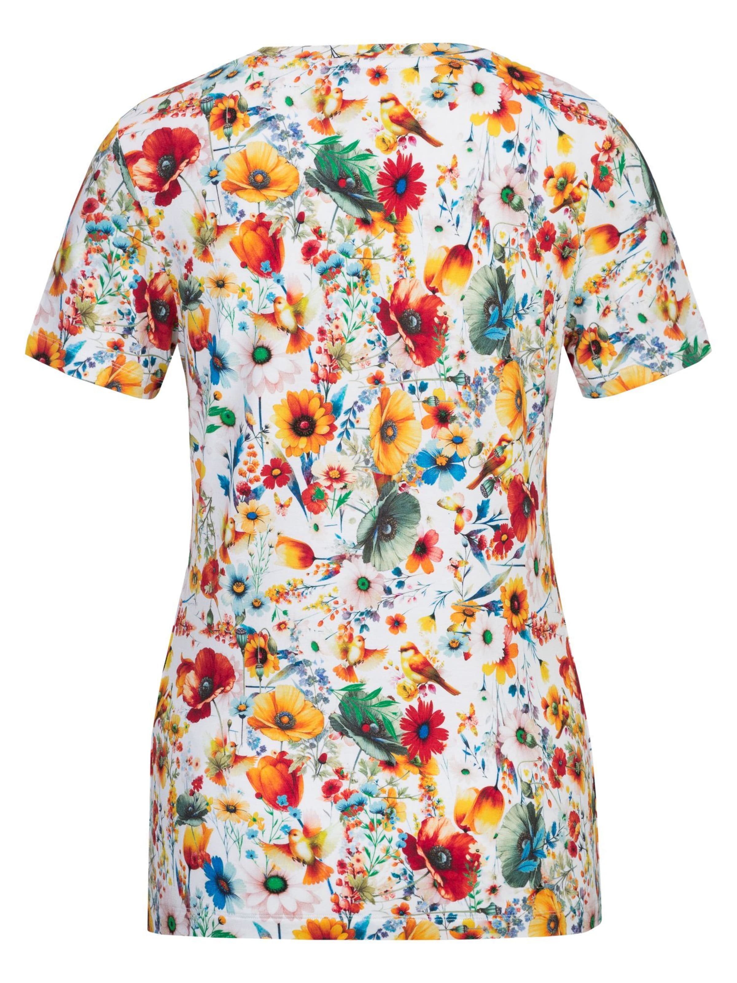 19V69 ITALIA T-shirt 'Bella Flower' i vit