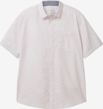 TOM TAILOR Regular fit Button Up Shirt in Pink: front