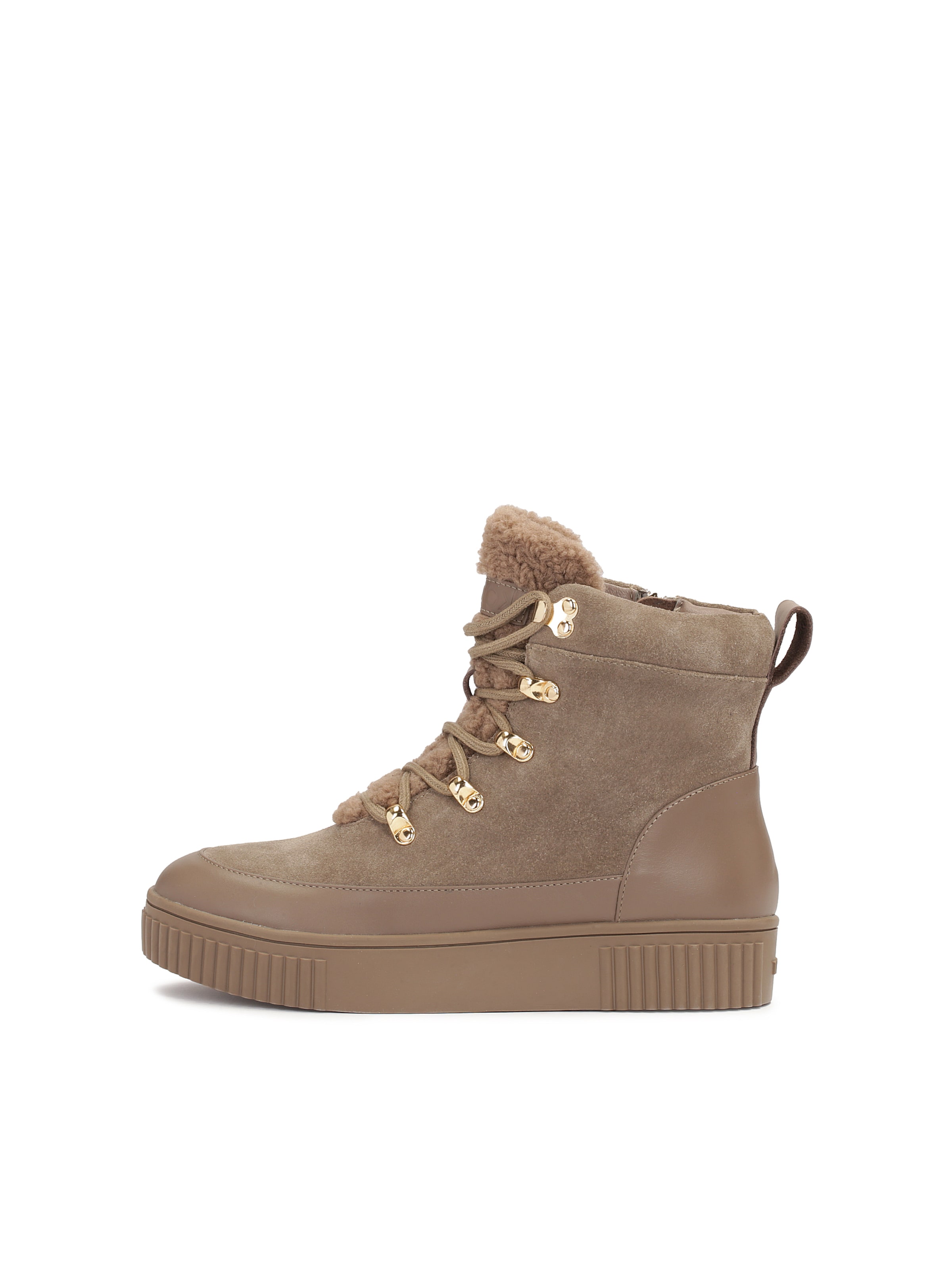 Stivaletto stringato di Kazar in grigio: frontale