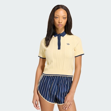 ADIDAS ORIGINALS Trui 'Cali' in Geel: voorkant