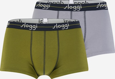 SLOGGI Boxers 'men Start' em cinzento-prateado / oliveira, Vista do produto