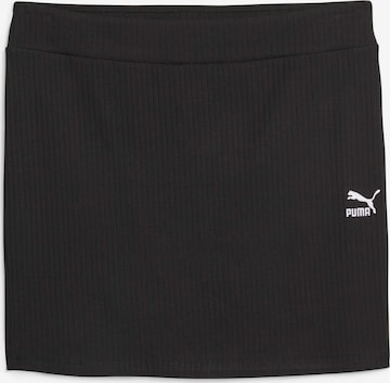 PUMA - Falda deportiva en negro: frente
