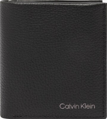 Calvin Klein Denarnica 'Warmth' | črna barva: sprednja stran