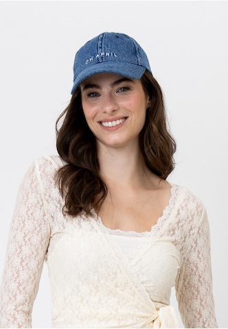 Cappello da baseball 'Almira' di OH APRIL in blu: frontale