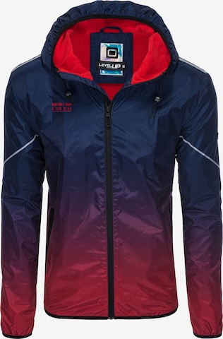 Ombre Jacke 'OM-JANP-0105' in Blau: Vorderseite