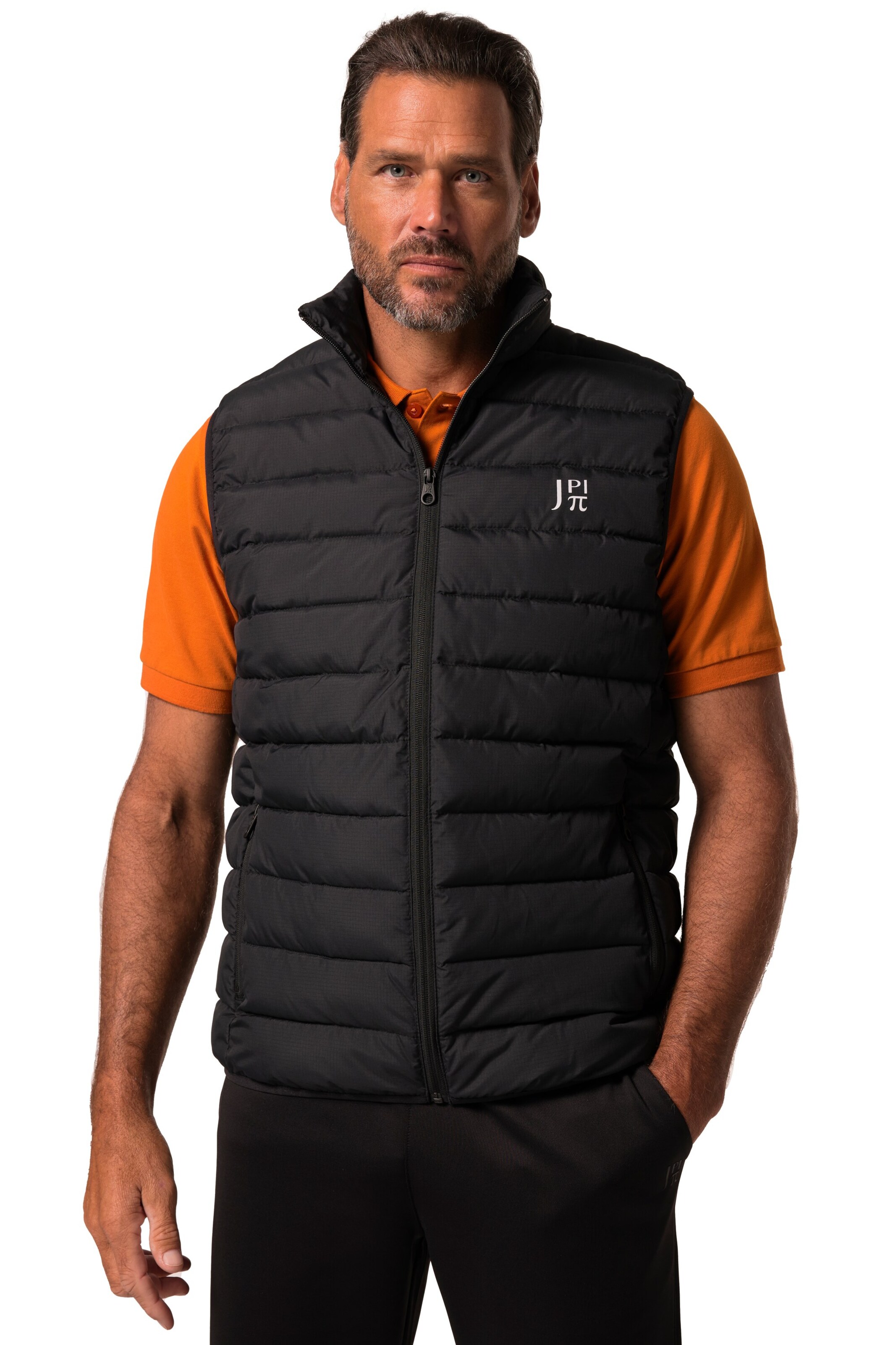 JAY-PI Weste in Schwarz: Vorderseite