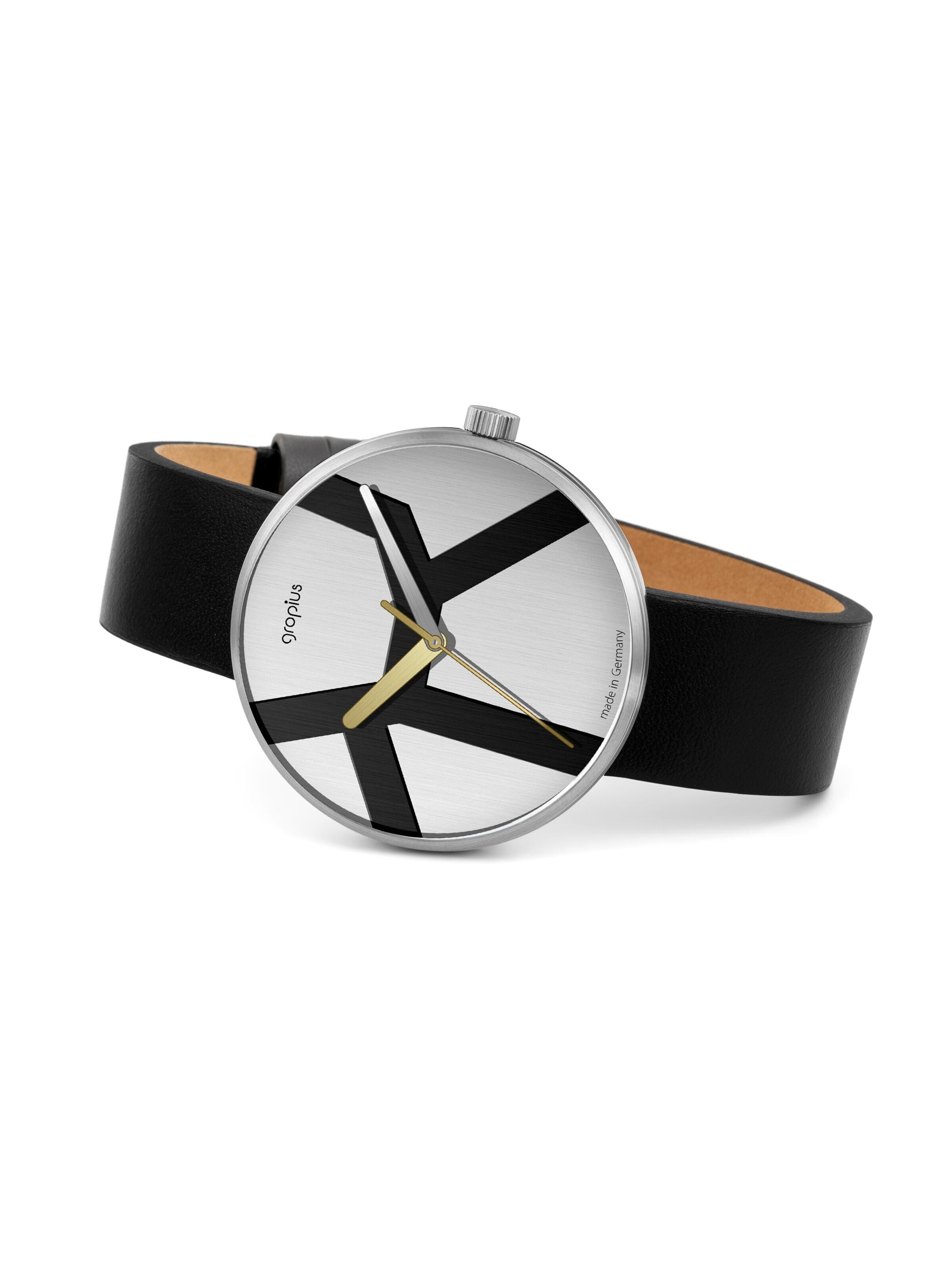 WALTER GROPIUS Analog Watch 'MOVE DELUXE' in Silver