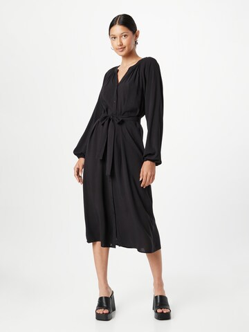 Robe-chemise 'RADIA' Soyaconcept en noir : devant