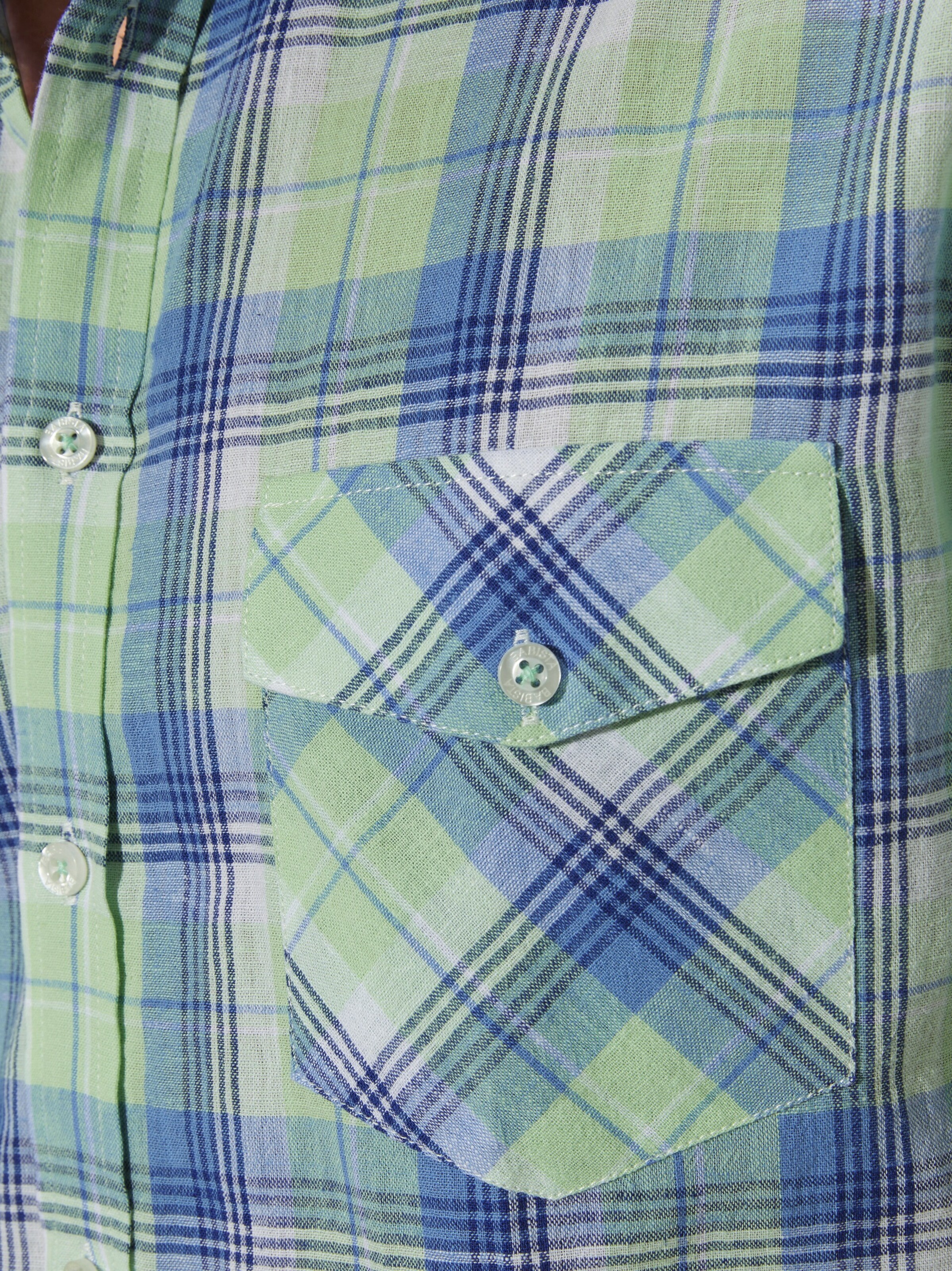 BABISTA Regular Fit Kurzarmhemd ' Kendril ' in Grün