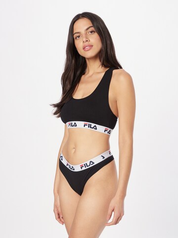 FILA Stringi w kolorze czarny