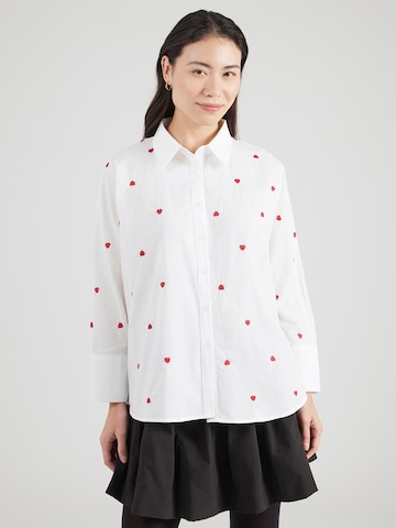 Hailys Blouse 'Em44my' in White: front