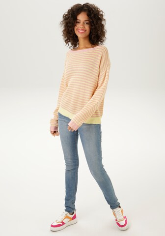 Aniston CASUAL Sweater in Yellow